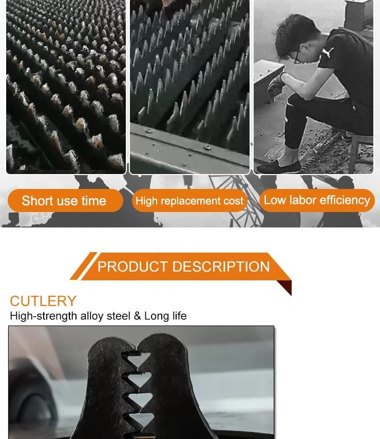 Maximum Slag Width 25 Laser Cutting Table Slat Slag Cleaner