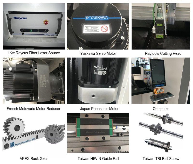 Fiber Laser Cutting Machine Raycus2kw