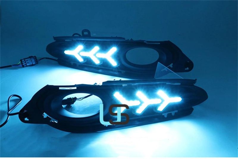 for Honda Vezel Hrv Hr-V 2015-2016-2017-2018 Front Bumper Fog Lamp Brake Reverse Turn Signal LED Daytime Running Light Kit