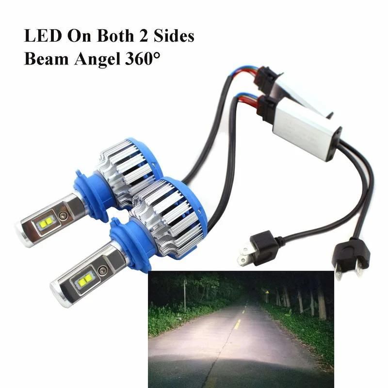 Wholesale T1 Car LED Headlight 70W 18000lm CREE Chipsh1 H7 H4 Hi/Lo H8 /H11/ H9 9005 Hb3 9006 Hb4 9007 H3 Fog Light Bulb Car 6000K Auto Lights