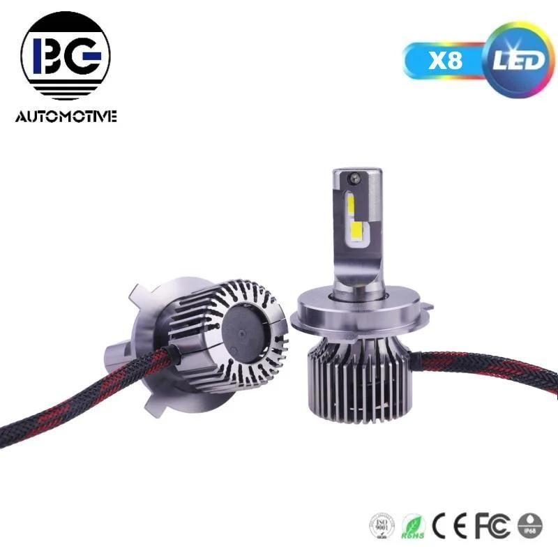 X8 LED Headlight Bulb H1 H3 H7 60W Bright Headlights H4 H13 9005 9006 100W LED Headlamp