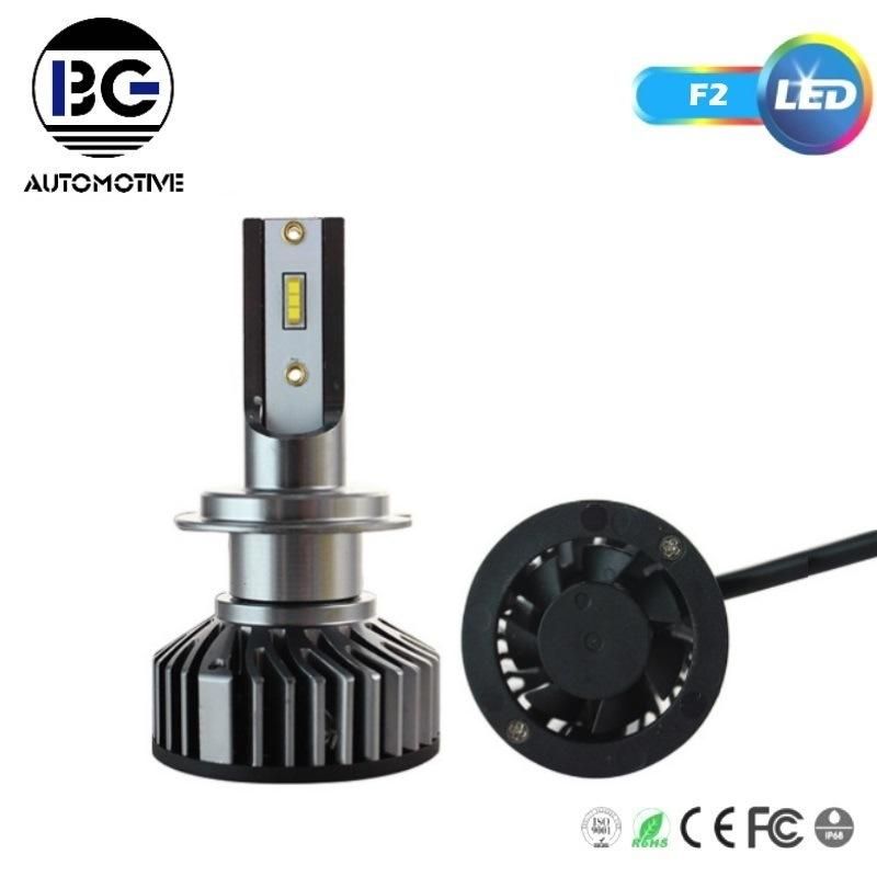 30W Auto High Low Beam 2 Side H7 LED Headlight Bulb H4 with Sample