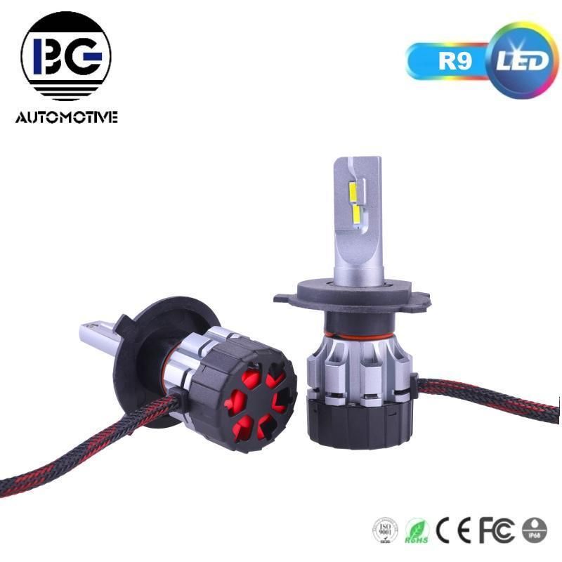 12V 6000 Lumen LED Car Light R9 Auto H1 H3 H4 H7 H11 9005 9006 LED Headlight Bulb