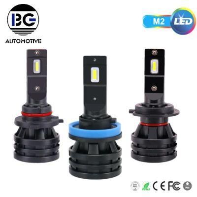 Hot Sell H4 LED Lights 2 Sides LED Headlight M2 6000K 8000lm LED Headlight Bulb H4 H7 H11