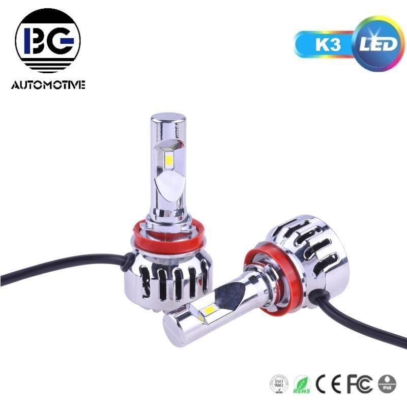 Cheap Price K3 LED Headlight Bulb 9005 9006 9012 H4 H7 LED H1 H8 H9 H11 9004 9007 H13 Car LED Lamps