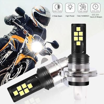 LED Motorcycle Light Motorbike Headlight LED H7 H4 P15D