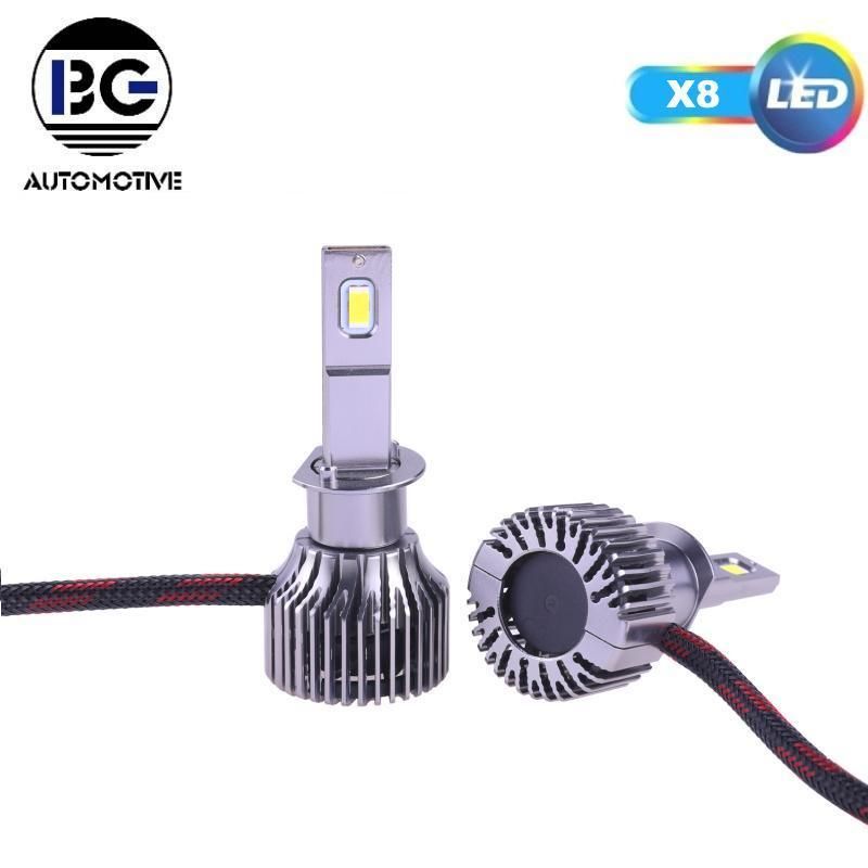 X8 Accesorios Autos 360 Degree LED Headlights 100W 8000lm H1 H7 H11 Auto LED 9005 9006