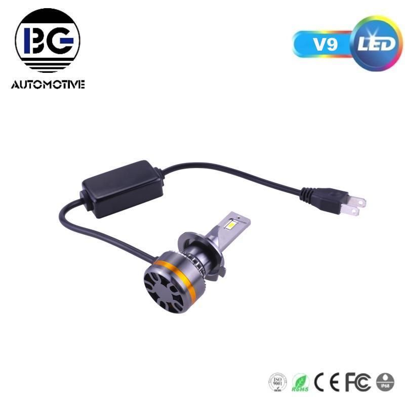 Auto Lighting System Headlamp V9 60W Car LED Headlights Bulb H1 H4 H7 H11 9005 9006 LED Bulbs for Cars