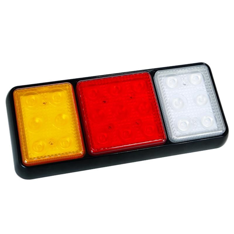 Universal Surface Mount LED Truck Tail Lights with Stop / Turn Signals / Reverse Function