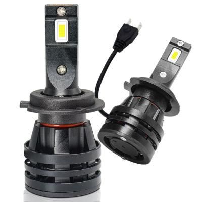 M9 LED Headlight IP68 Small Mini LED H4 Car Light, Automotive Lamp 16000lm H7 H4 Auto M9 Car H4 12000lm LED 9006 LED Headlight