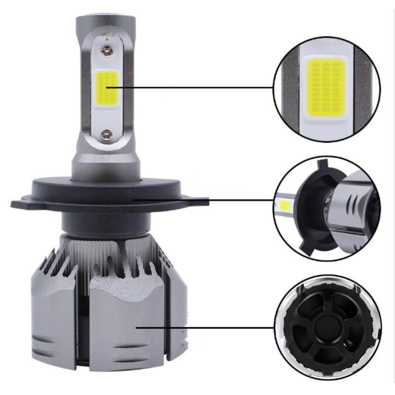 75W New 12000 Lm 16V-24V Super Bright H1 H3 H4 H7 Canbus LED Head Lights, H1 H3 Auto R11 H7 H4 Car LED Headlight