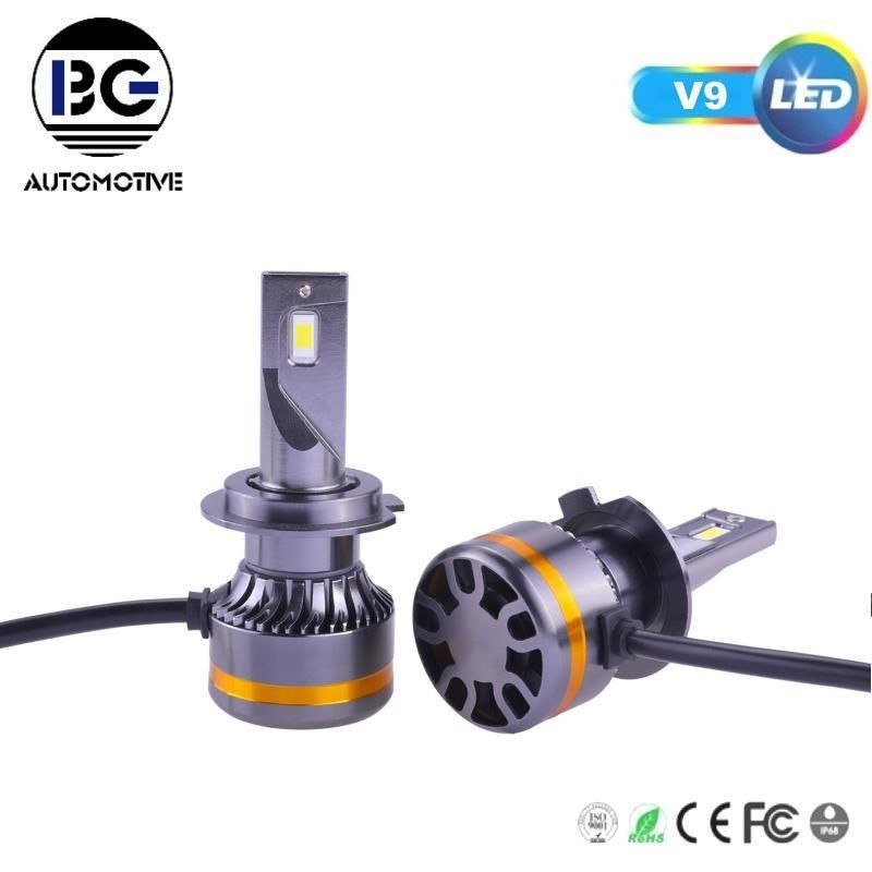 Auto Lighting System V9 Car 9005 9006 H1 LED Light H4 H7 H11 100W 8000lm LED Headlight Bulbs for Car