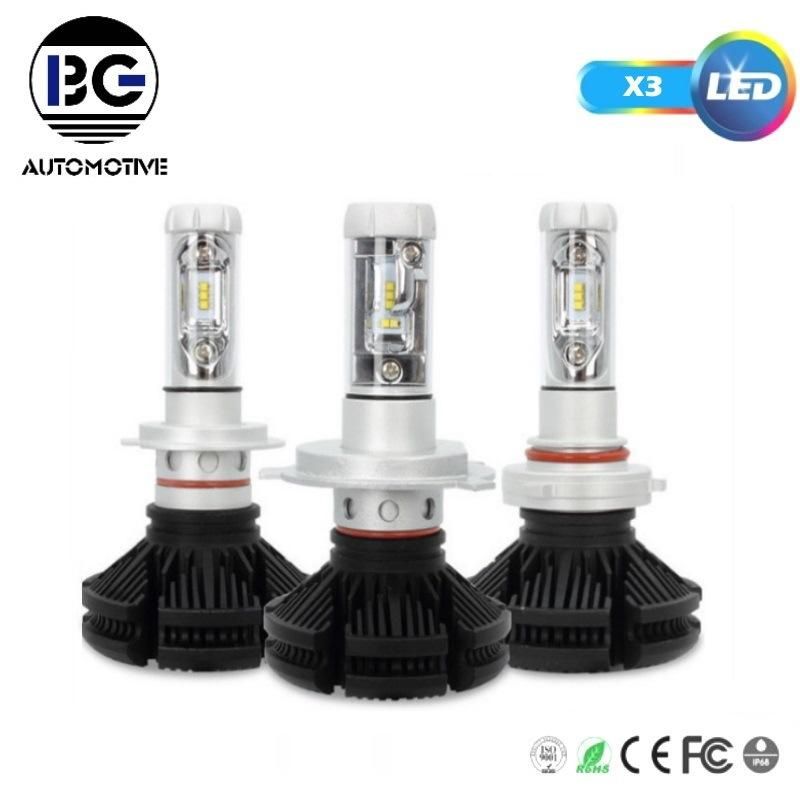 2 Side LED Headlight Bulb Auto Lighting System H7 H4 H11 9005 9006 9007 H1 H3 X3 LED Headlight Bulb