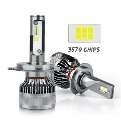 High Power Super Bright Decoder LED Headlight Bulbs H4 H7 LED, Auto Car H1 H3 9005 9006 H11 H7 H4 LED Headlight