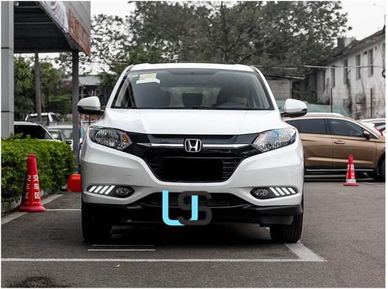 for Honda Hrv Hr-V Vezel 14 15 16 17 18 LED DRL Brake Reverse Front Bumper Fog Lamp Car 12V Auto Turn Signal Daytime Running Light