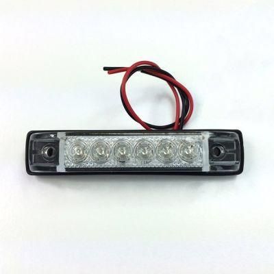 4&quot; Blue White 6 LEDs Rvs Marine Boat LED Slim Line Strip Deck Courtesy Transom Cockpit Light