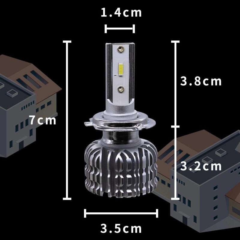 LED Headlight Bulbs 4800lumen 12V DC LED Headlights