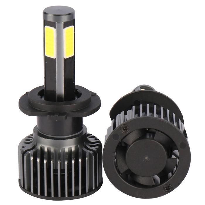 High Power 12V Mini LED Headlight H7 4 Side