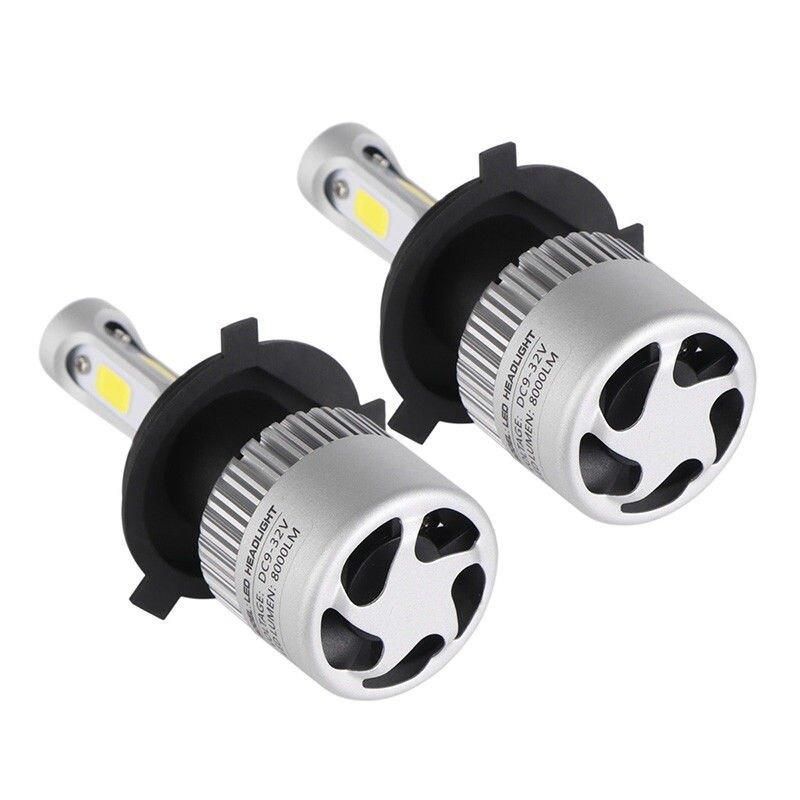 Manufacture 2PCS S2 H7 H4 LED Bulb Car Headlight H11 H1 H13 H3 H27 9005/Hb3 9006/Hb4 9007 Hi-Lo Beam 72W 8000lm Auto Headlamp LED Headlight