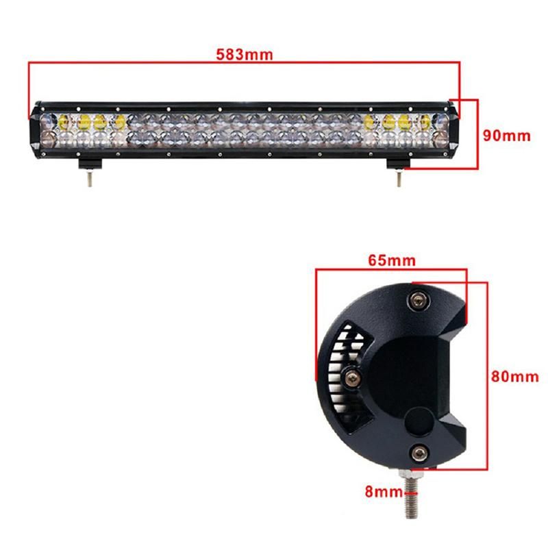 Dual Row 144W off Road Vehicle LED Light Lighting Bar