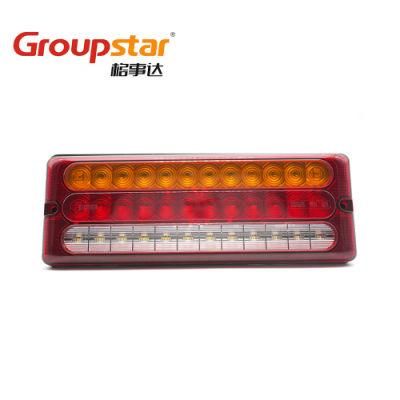 12V 24V Rectangle LED Trailer Light Turn Indicator Stop Tail Reverse Combination Tail Lamp for Truck Trailer