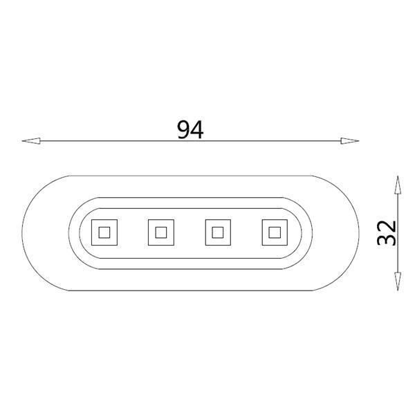 12V 24V Waterproof Courtesy Lighting Fit for Cockpit Lights Navigation Light