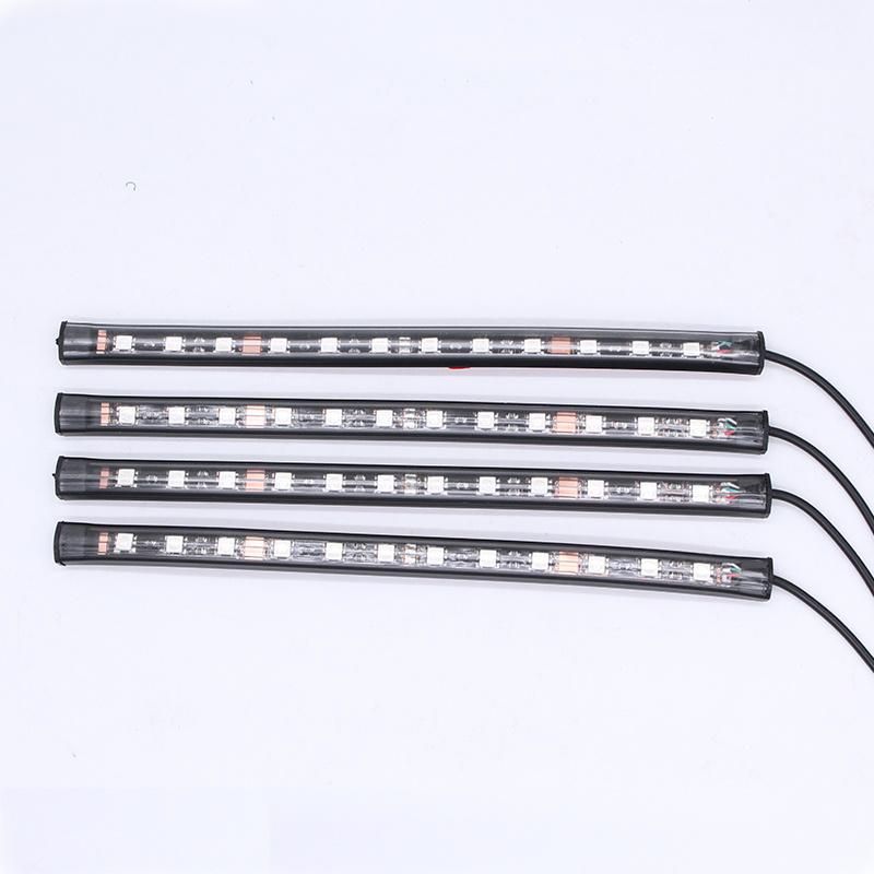 Auto Lighting System 36LED LED Car Lamp 48LED LED Strip 5050 Chip 12V Car Interior Atmosphere Light