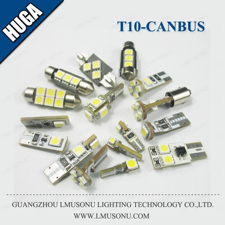 T10 S8.5 Canbus LED Festoon Signal Light Bulbs