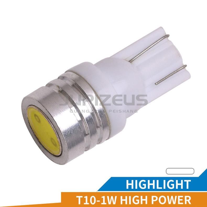 T10 LED COB White Color T10 LED 1W COB Used as Car Slide Light