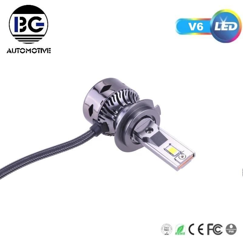 H3 H1 H11 880 LED Headlight Bulbs H4 H7 Auto Light, Auto Car V6 H4 H7 LED Headlight