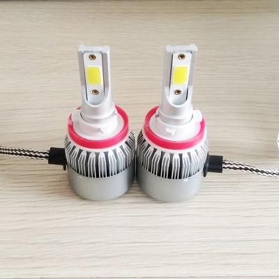 C6 H11/H8/H9 LED Headlight Bulbs Conversion Kit