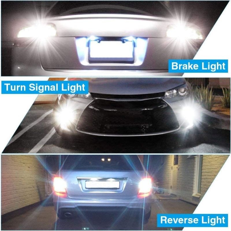 Good Driver 1156 Ba15s LED Car Tail Bulb Brake Lights 12V CREE Chips Auto Reverse Lamp Daytime Running Signal Light