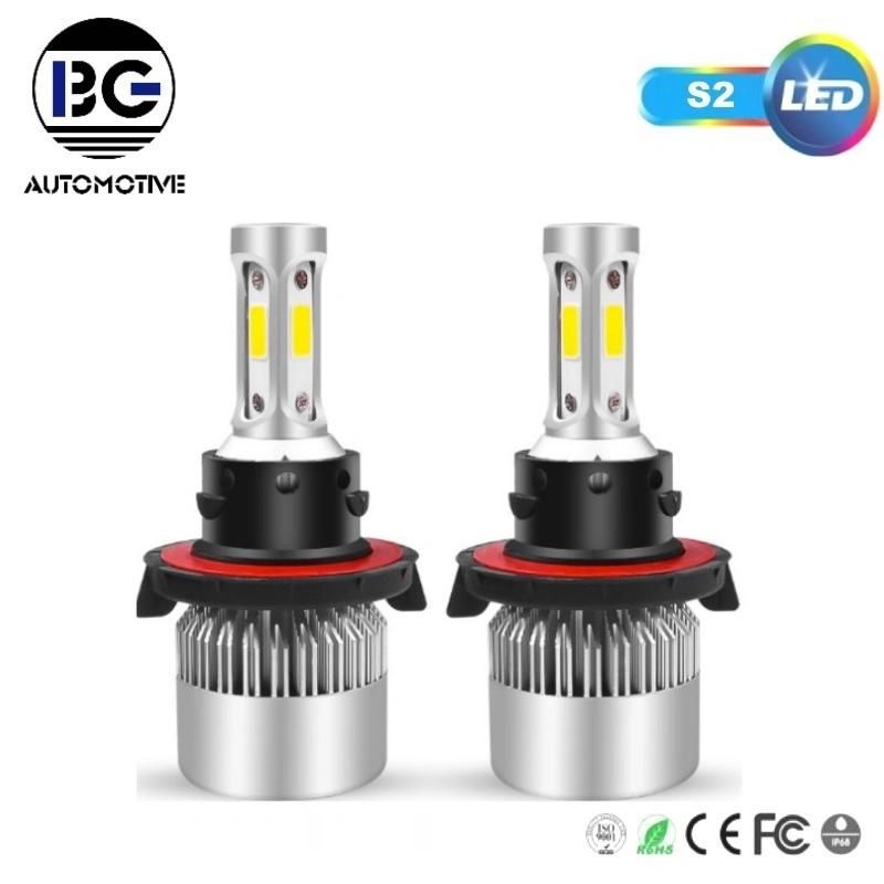 Good Quality Car LED Super Brightness S2 LED Headlight H7 H4 H11 8000lm 6000K LED Light Bulbs