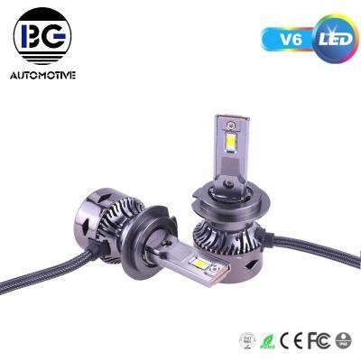 V6 Auto Lighting System Car Headlamp Auto Head Light 9005 9006 H11 H7 H4 Bulb Car LED Headlight