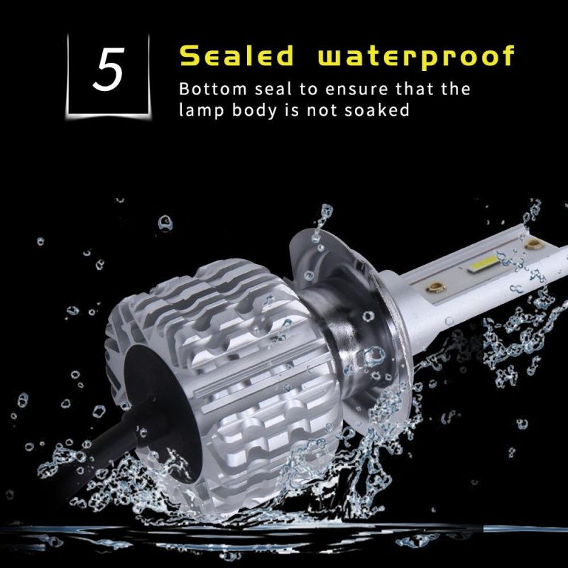 K1 LED Headlamp 6500K 4200lm LED Light Bulb S1 X3 Replacement Fanless 12V Csp LED Motorcycle Light Bulb Built-in Decorder New