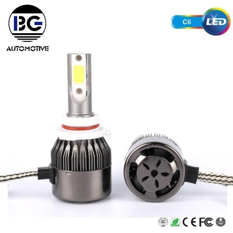 2PCS/Set Car Lights H4 C6 3200lm 20W LED Car Headlight Kit H4 Hi/Lo Light Bulbs 6000K 9V to 36V LED Car Light H7 LED Headlight