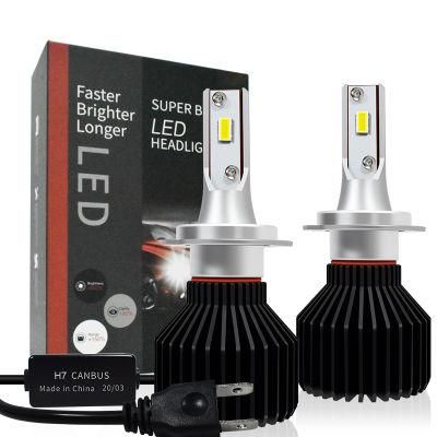 High Power Universal Auto Car Small New Design 5 Side LED Chip LED Auto Headlig M6-H7 30W