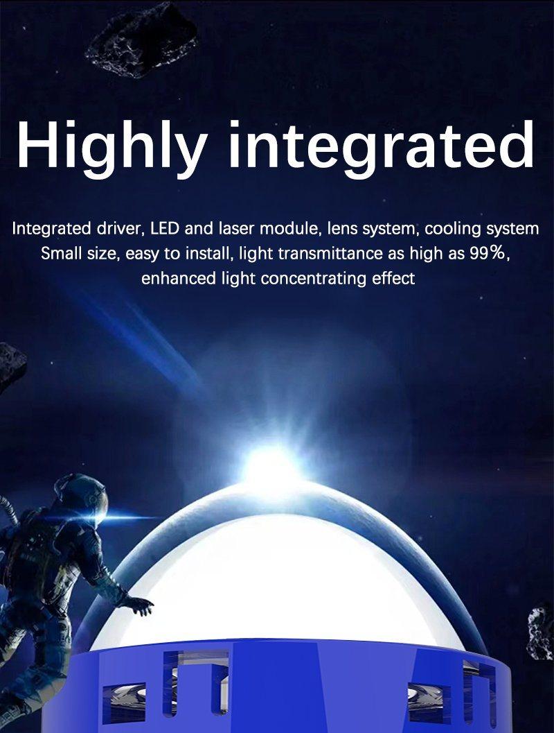 New Upgraded Laser Spotlight P40L LED Laser Projection Lens 12V57W 5500K Integrated Drive P40L LED Headlight Projection Lens