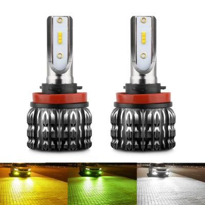 Universal Car LED Bulb 10000 Lumen Fog Lamp LED PARA Autos H3 880 H1 12V 9006 9005 H7 Fanless H11 H4 LED Auto Headlight