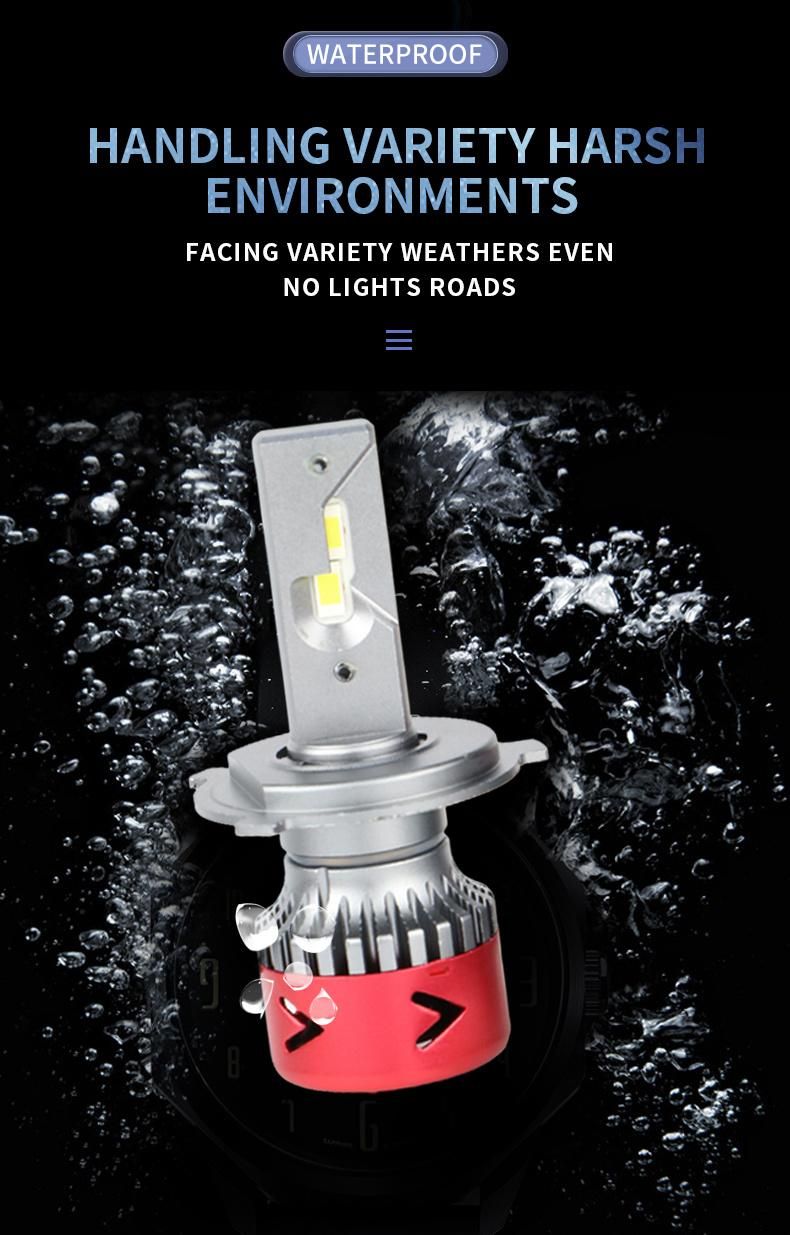 Car Accessories Headlight Kits Automotive Auto Car 4500lumen Hb3 9006 H4 Coopper LED Headligh Bulb