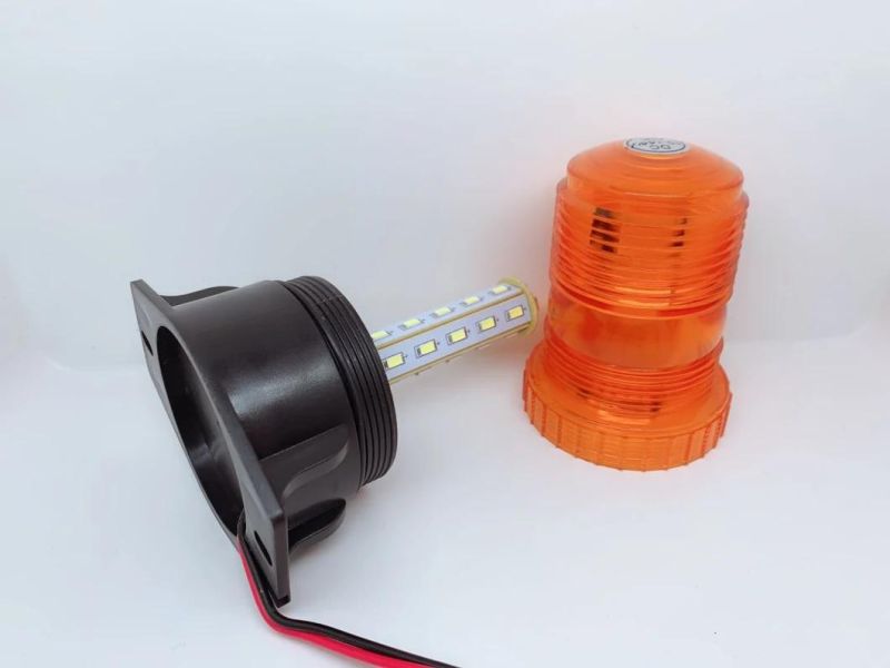 110V LED Flashing Amber Beacon Light for Truck