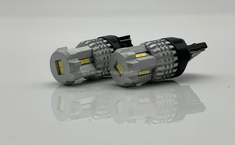 7440 T20 3020 12SMD White LED Car Lamp Bulb