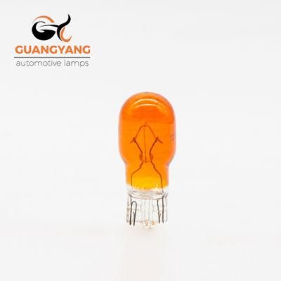 Factory T15 W16W Amber 12V 16W Car Light Stop Bulb Turn Signals Halogen Lamp