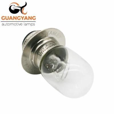 High Quality Motorcycle Bulb T19 12V 30/30W Double Contact Warm White