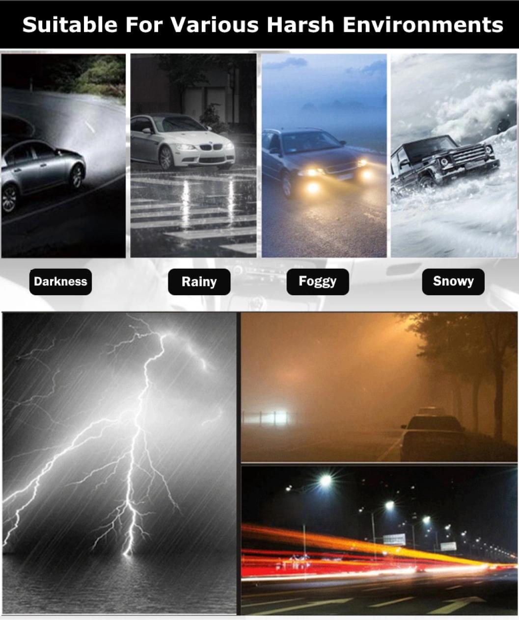 V9 H3 High Power Auto Car Accessories Hot Selling LED Headlight Bulbs H4 Car LED Headlight 9005 9006