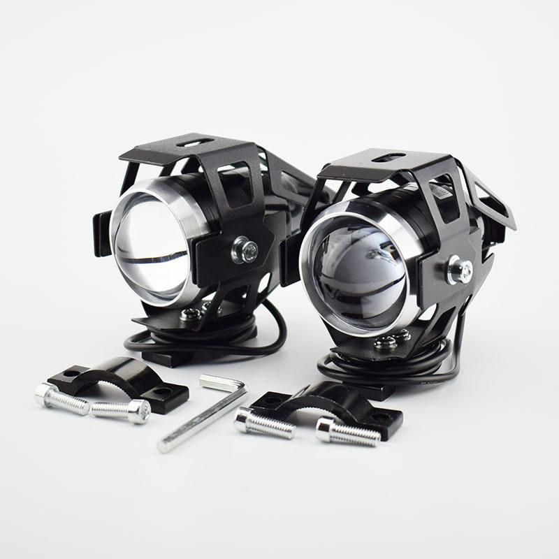 125W LED Motorcycle Light U5 Motorbike Spotlights Headlamp