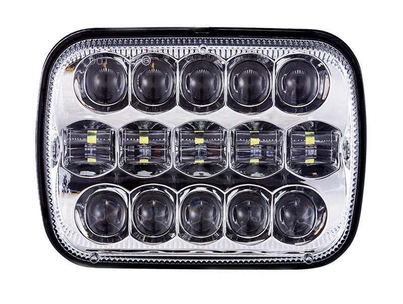 7X6 45W 5X7 Inch High Low Sealed Beam LED Headlight