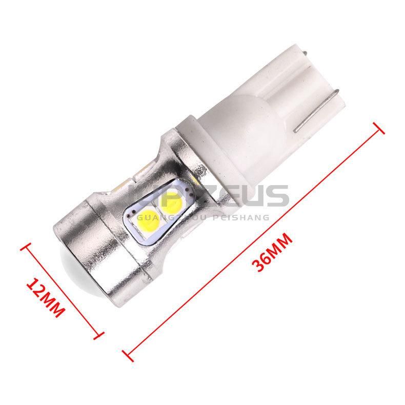 Auto Parts 194 168 T10 Canbus 10SMD 3030 Parking Interior Bulb W5w LED Auto Light for Wholesale