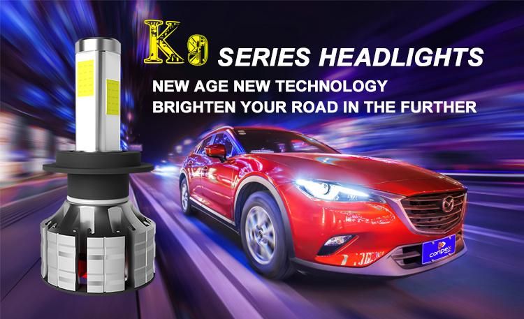 Carolyn H4 H1 H3 H11 LED Car Headlight K9 COB Auto LED Head Lighting System 12V 6000K Car Part LED Bulb