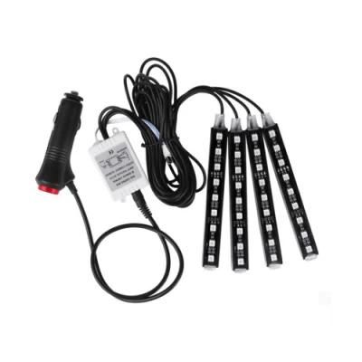 2020 12V RGB LED Strip Remote Musical Activated Control Car Internal Interior Atmosphere Light